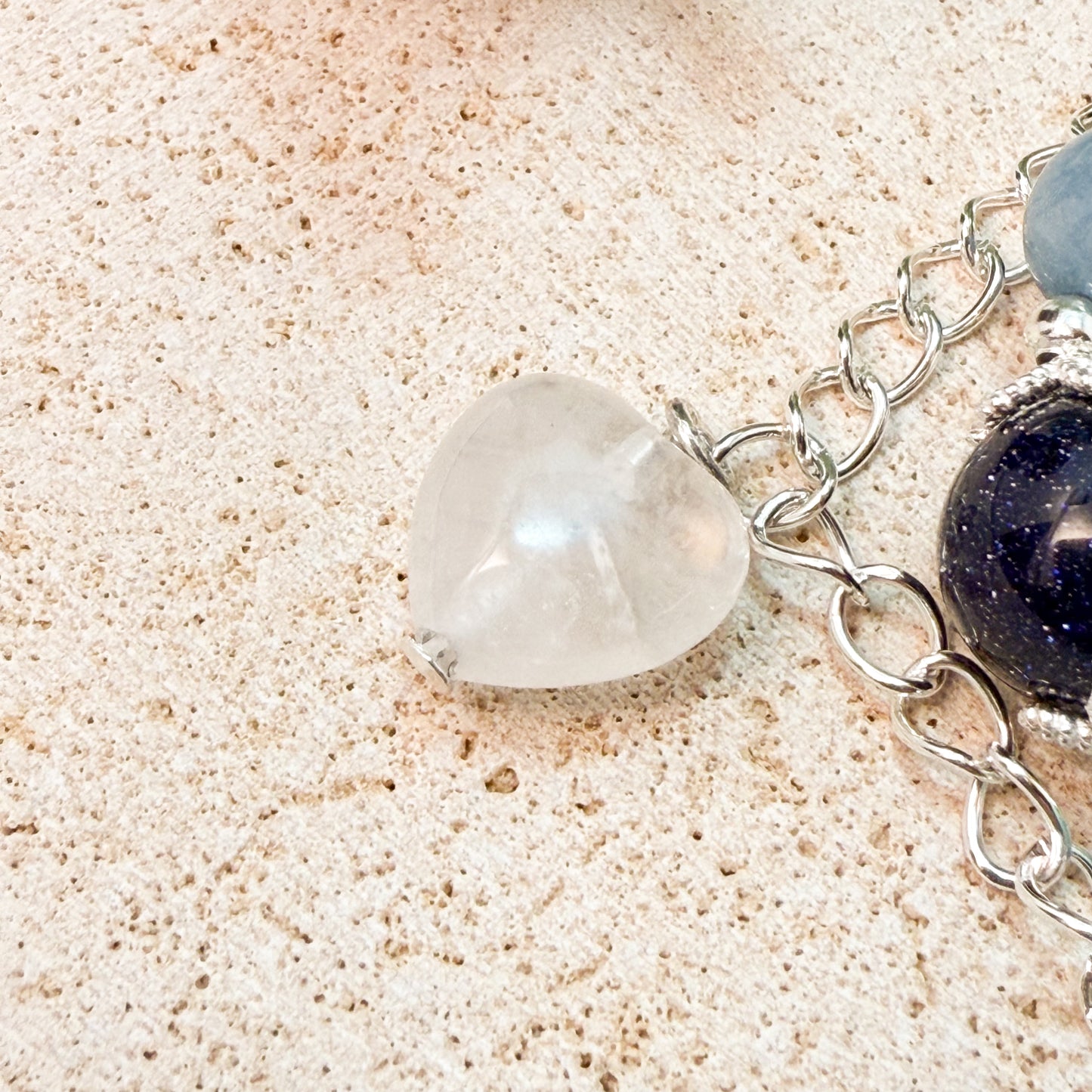 🌟 海洋之心 · 藍砂星河手繩 🌟