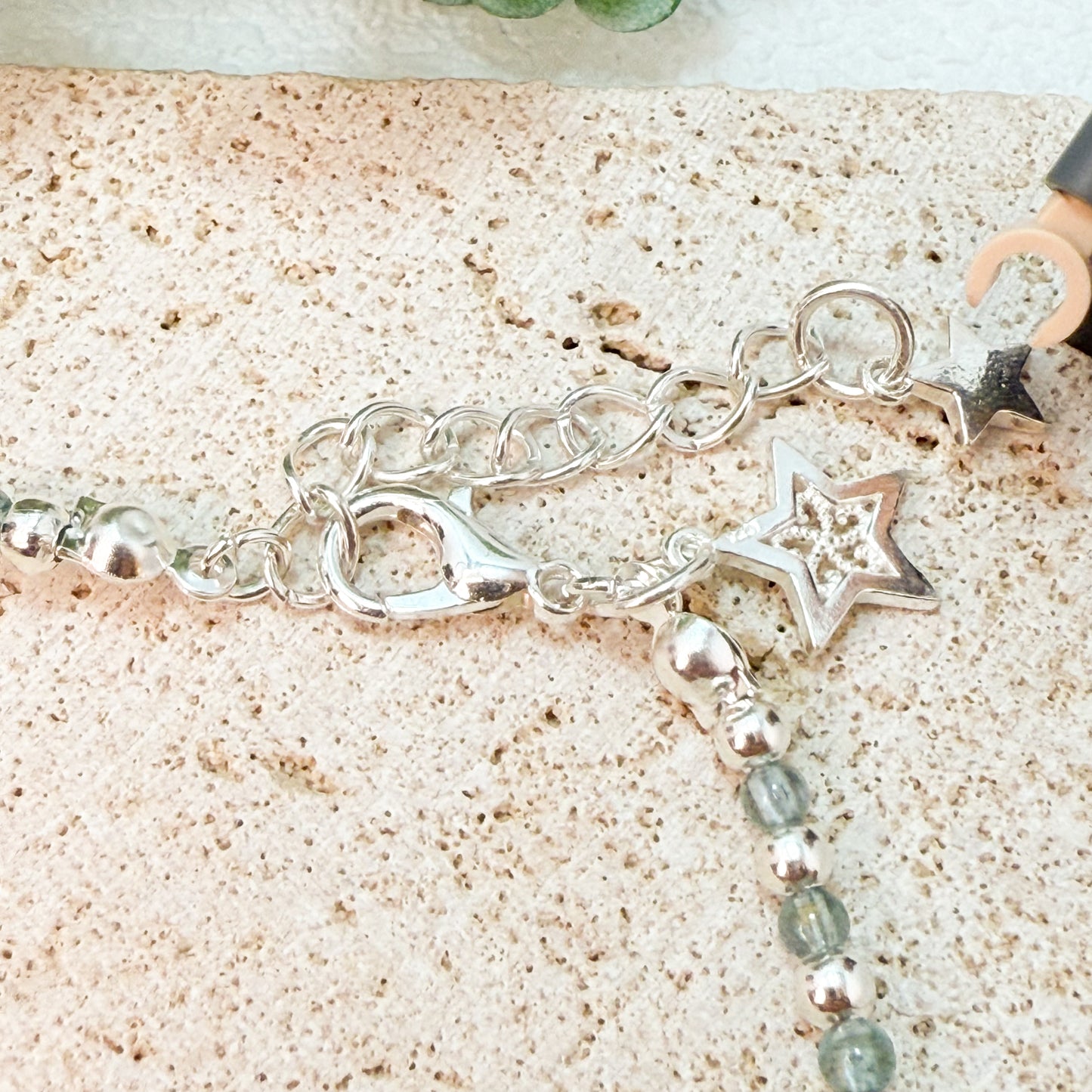 🌟 *月光守護 · 藍磷灰手繩* 🌟