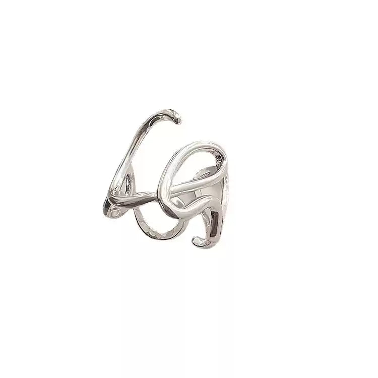 【獨特宣言】個性 LOVE 字母小眾設計感開口戒指