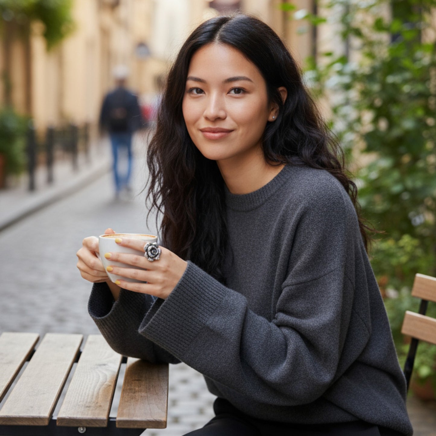 【藝術感滿分】誇張大花瓣開口戒指 - 立體花朵設計｜存在感十足