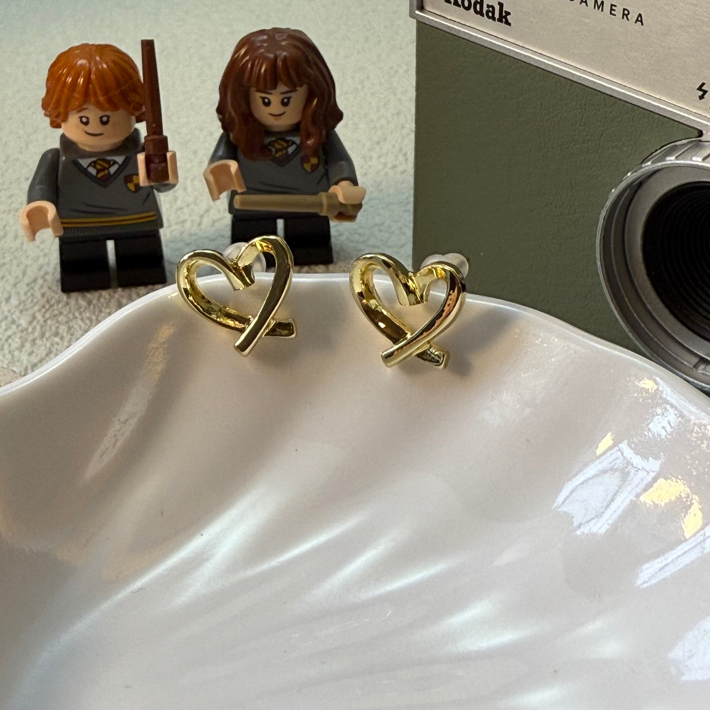 ✨ *心動銀針・愛心耳環* ✨