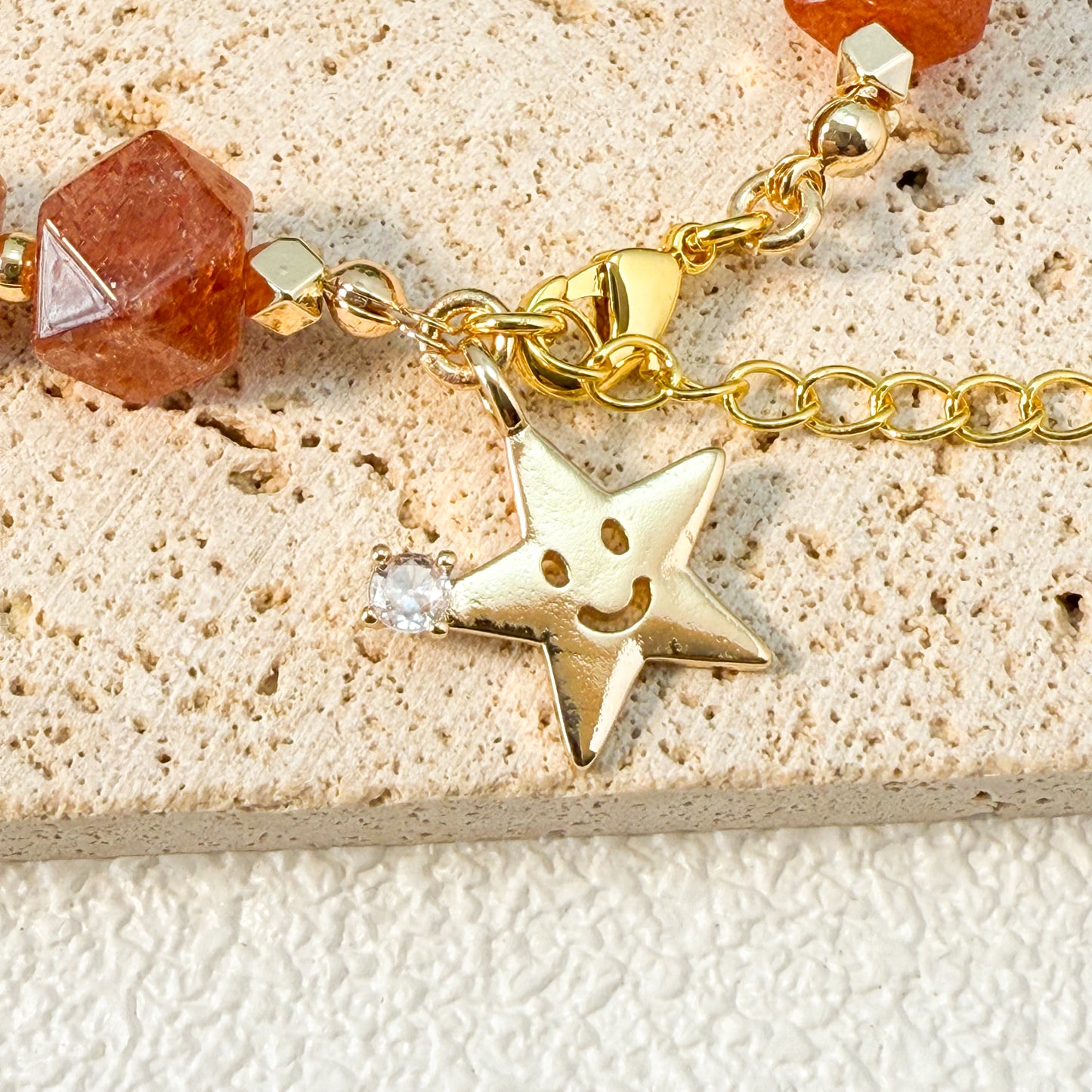 🌟 **星光招財 · 黃晶阿魯沙手繩** 🌟