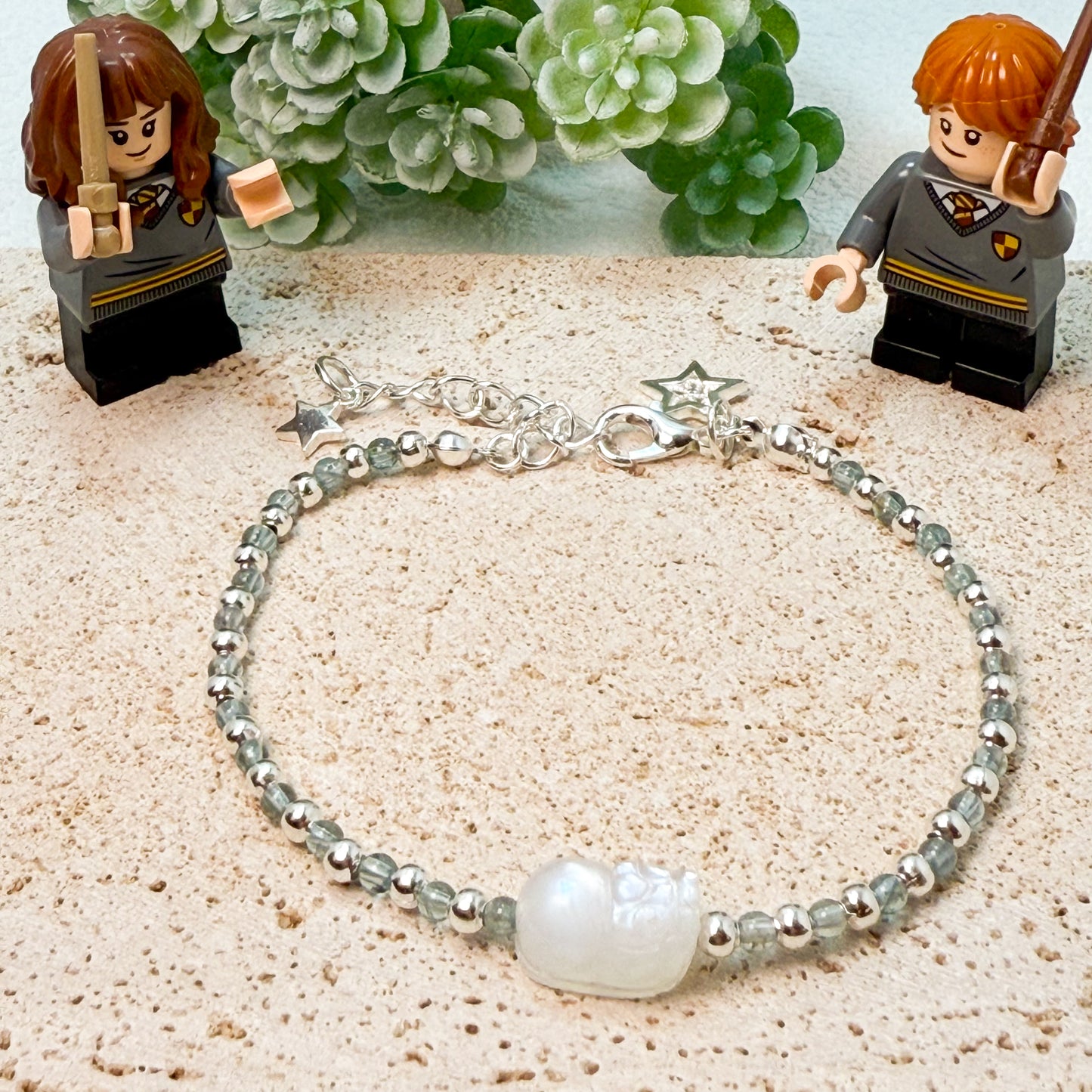 🌟 *月光守護 · 藍磷灰手繩* 🌟