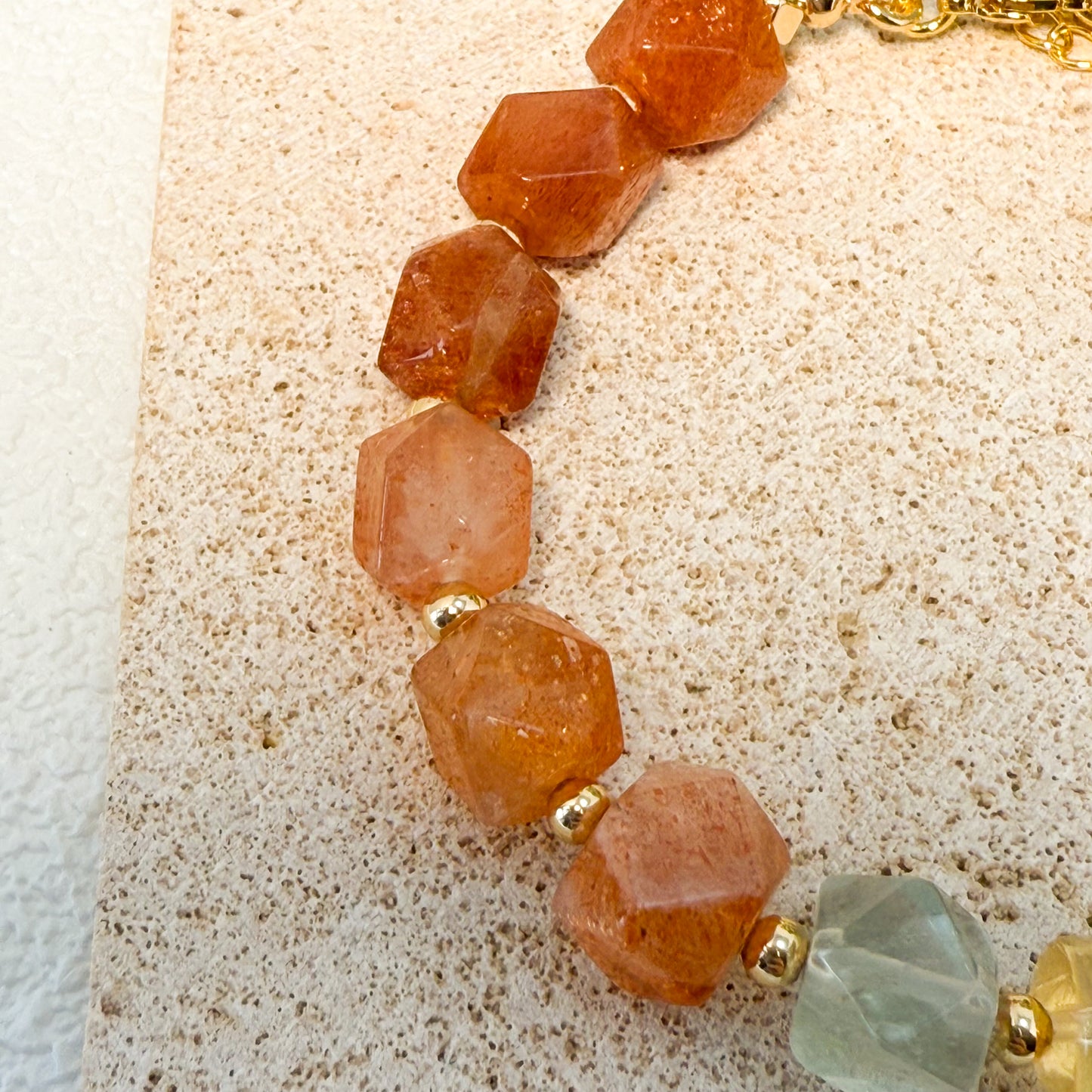 🌟 **星光招財 · 黃晶阿魯沙手繩** 🌟