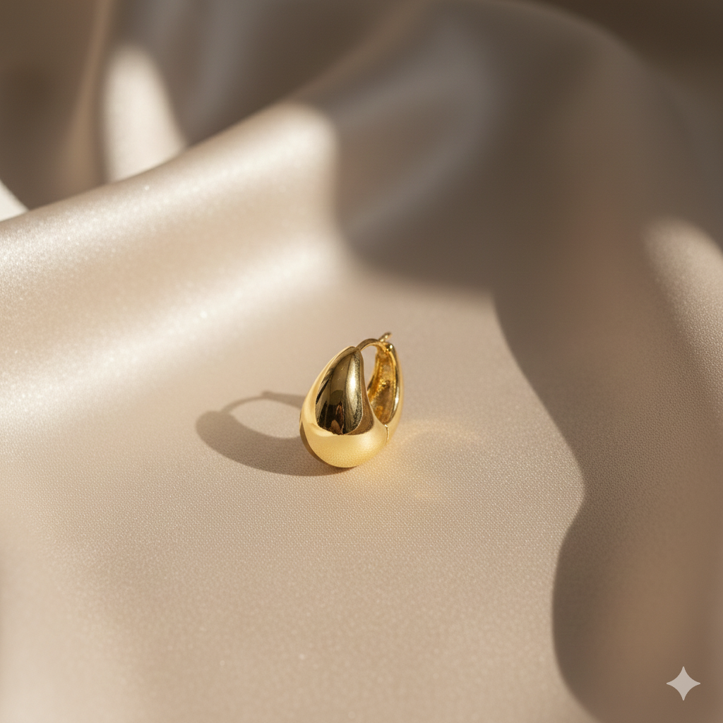 【極簡高級感】流線水滴耳環 小眾設計氣質耳飾 (2026 全新爆款)