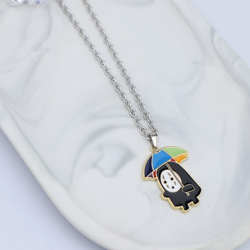 「暗黑系無臉男項鍊｜嘻哈潮酷吊墜｜INS風小眾飾品｜個性穿搭必備」