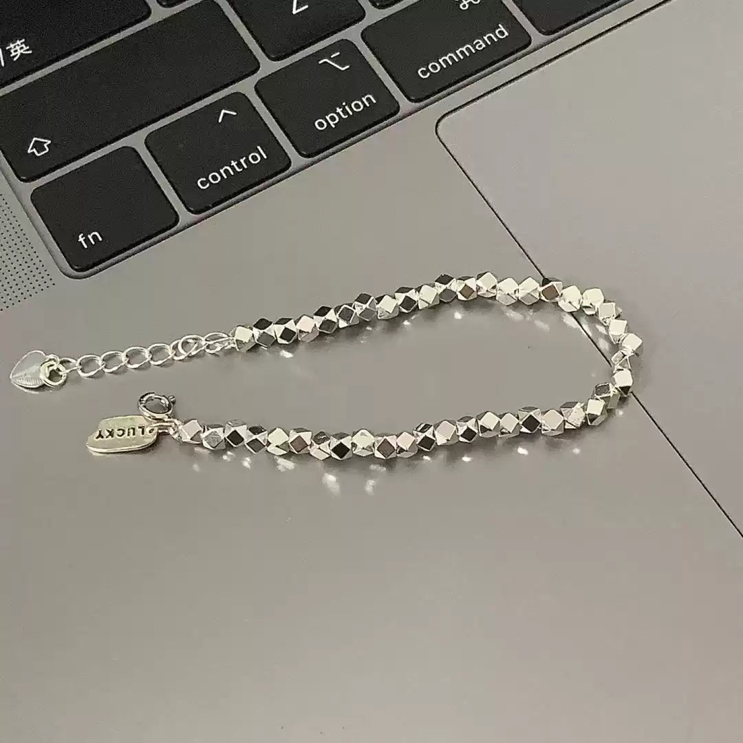 🪄 【碎銀幾兩幸運手鍊】S925純銀小眾極簡設計