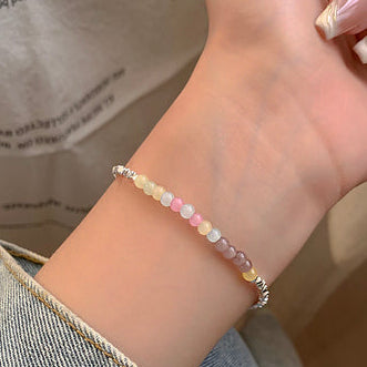 🦄 【2025多巴胺彩虹手鍊】不規則串珠小眾甜美手飾