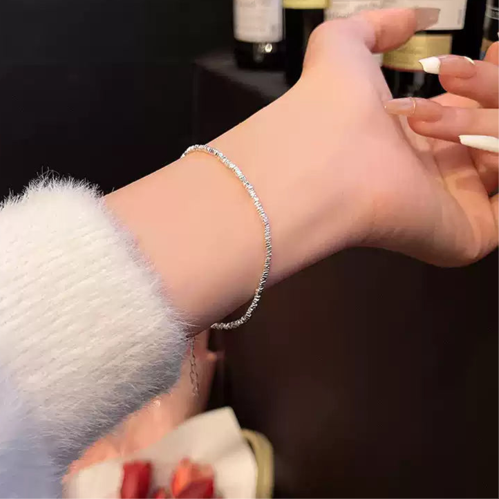 🪐 【2025碎銀流雲手鍊】S925純銀輕奢小眾設計