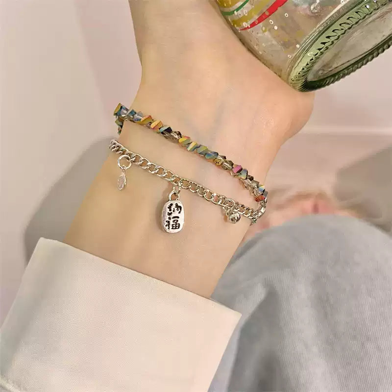 *✨ 彩運流光手鍊 – 招財好運，點綴你的每一天 ✨*