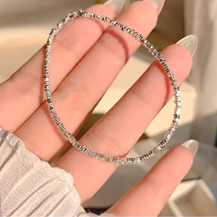 🪐 【2025碎銀流雲手鍊】S925純銀輕奢小眾設計