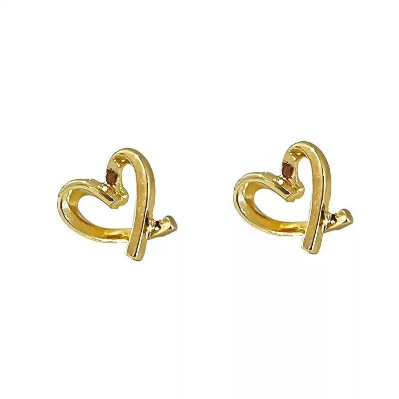 ✨ *心動銀針・愛心耳環* ✨