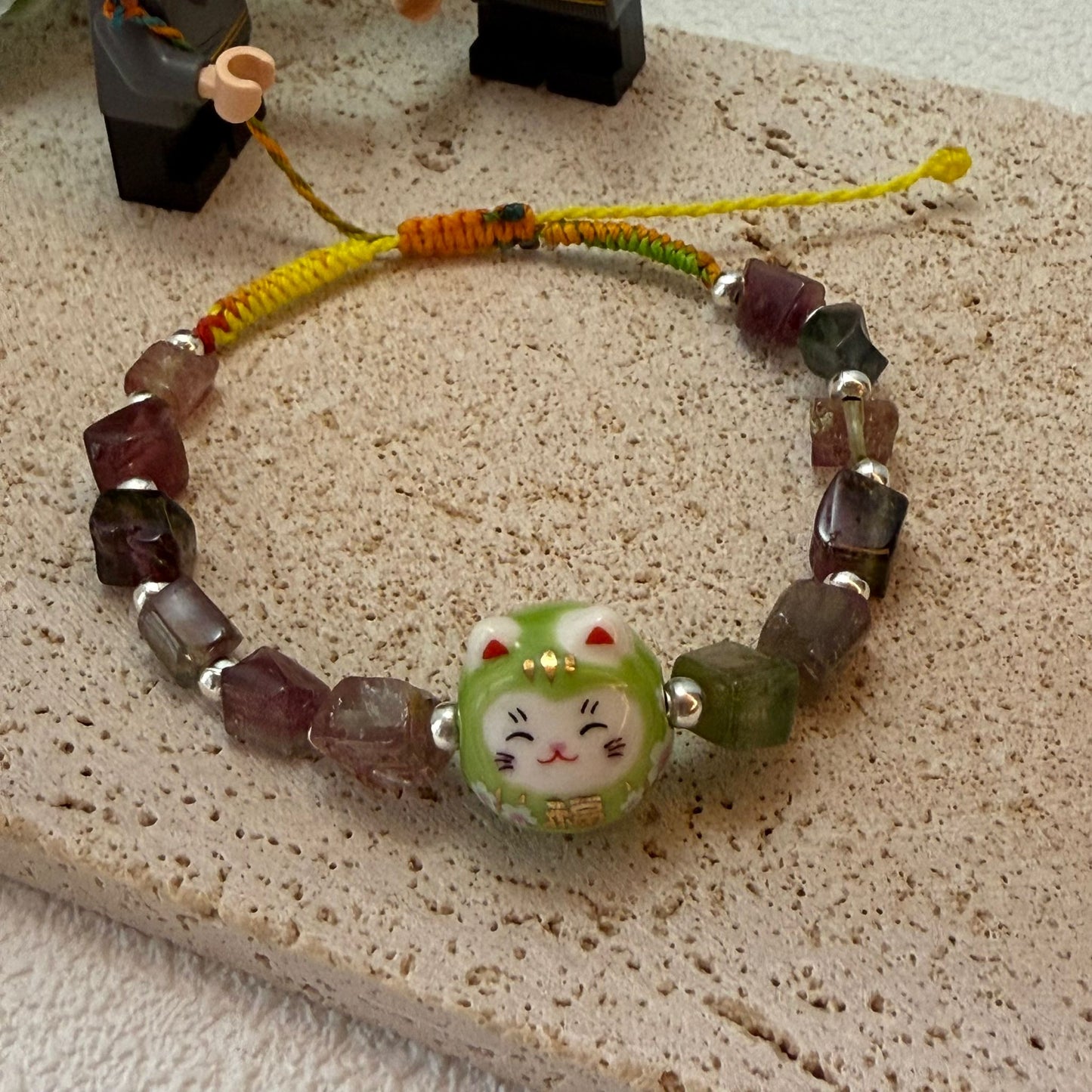🐱 *「招財貓の祝福」西瓜碧璽手繩上架啦！* 🐱