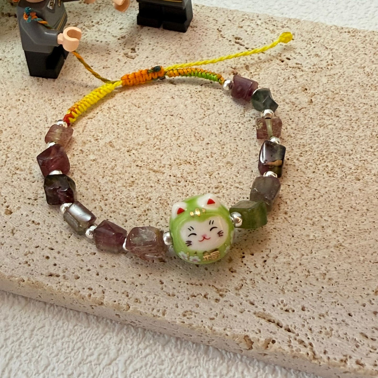 🐱 *「招財貓の祝福」西瓜碧璽手繩上架啦！* 🐱