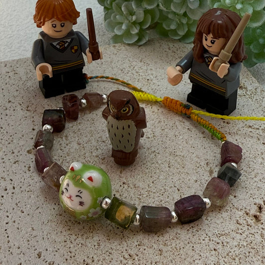 🐱 *「招財貓の祝福」西瓜碧璽手繩上架啦！* 🐱