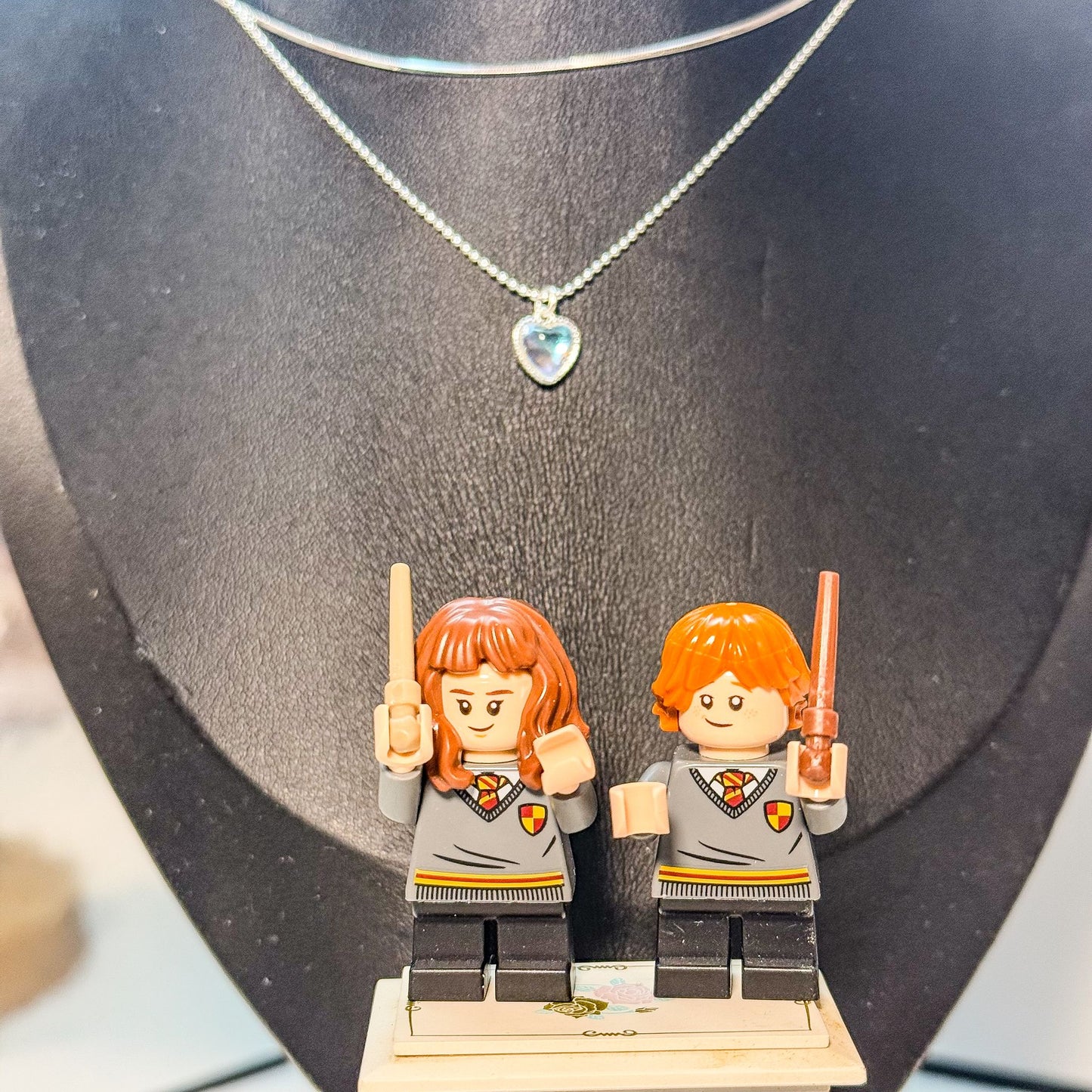 【 SEOUL AURORA • 炫彩極光心型純銀項鍊 】