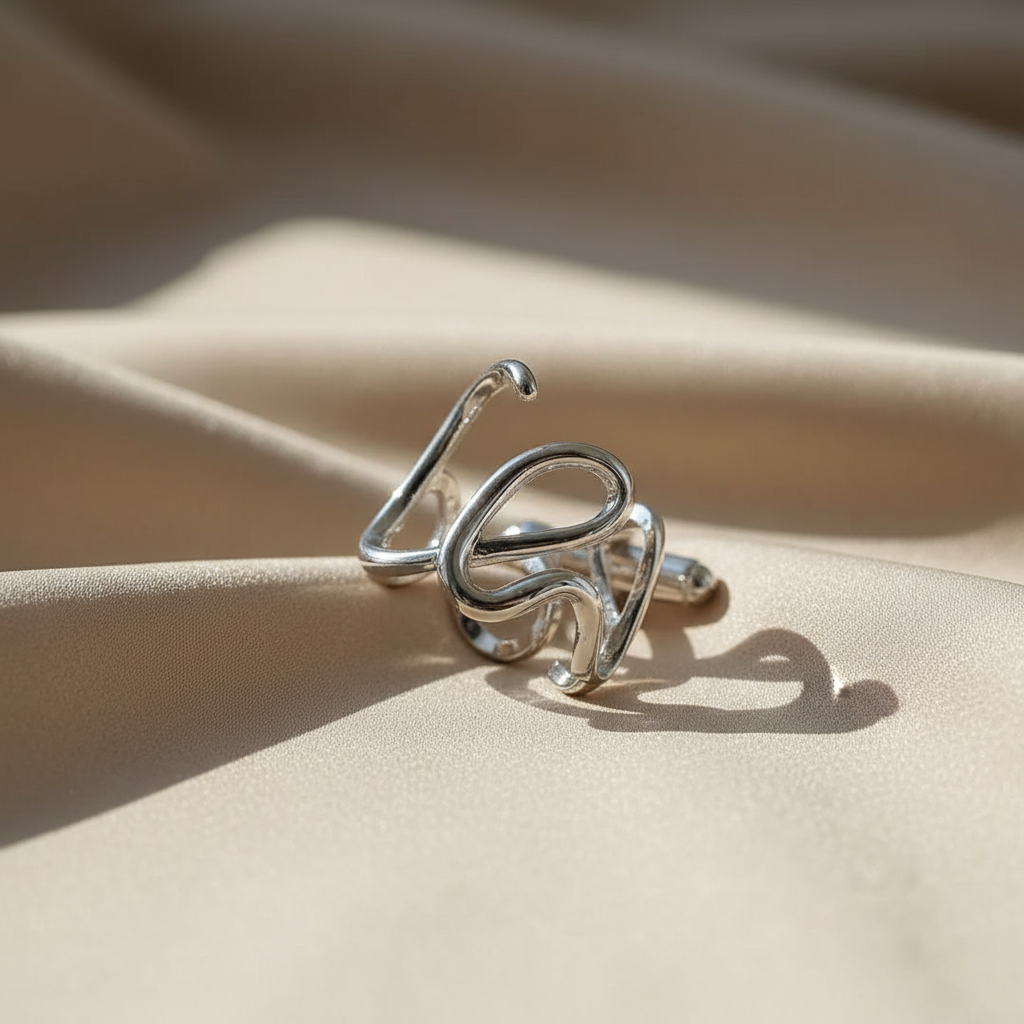 【獨特宣言】個性 LOVE 字母小眾設計感開口戒指