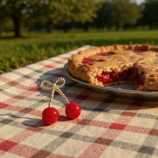 【甜美必備】可愛櫻桃耳環 - 精緻果實設計｜減齡神器｜