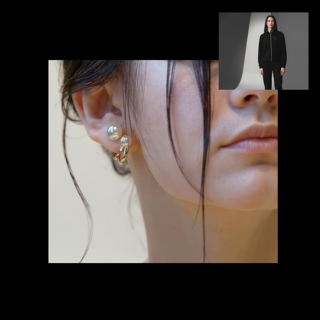 【雙重戴法】針珍珠後掛式耳環 - 一對兩戴設計｜氣質優雅｜